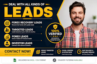 generate valid forex recovery leads