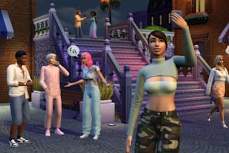 create a custom sim in the sims 4