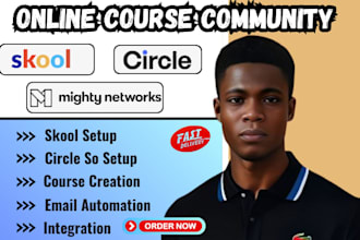 setup skool community skool course content circle so skool online community