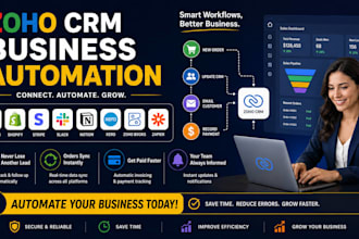 setup zoho crm shopify stripe slack notion xero zoho books zapier automation
