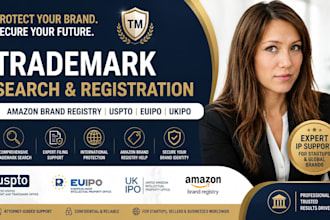 do trademark registration for amazon brand registry uspto euipo ukipo