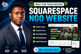 build a charity website and redesign your nonprofit squarespace website