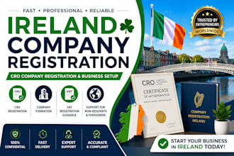 register your ireland company, cro business and company formation