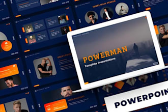design and revamp powerpoint presentation, pitch deck, canva or google slides