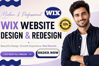 wix website design, wix website redesign, wix business website, redesign wix web