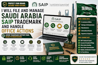 file saudi arabia trademark and handle office actions