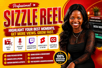 sizzle reel demo reel actor showreel cinematic sizzle reel