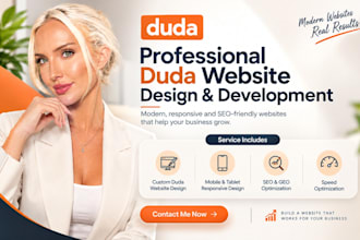 duda website redesign, duda website design duda bug fix, duda maintenance GEO