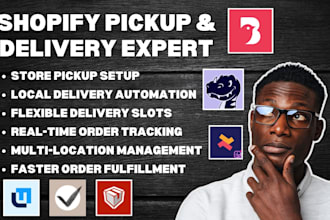setup shopify store pickup and delivery packlink pickeasy zapiet essent bird