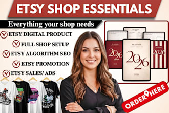 do etsy digital product etsy store setup etsy seo etsy digital product design