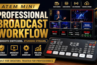 engineer atem mini broadcast workflow for production ready live streamers