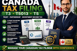 file canada bookkeeping trust tax partnership tax investment income tax t3 t5013