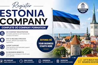 register estonia company and  complete oÜ company formation
