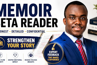 be your memoir beta reader for heartfelt manuscript critique meaningful feedback