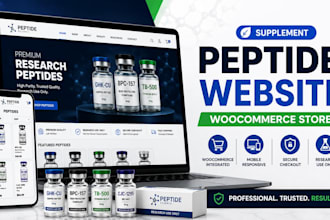 design fda complaint peptide website peptide woocommerce research peptide store