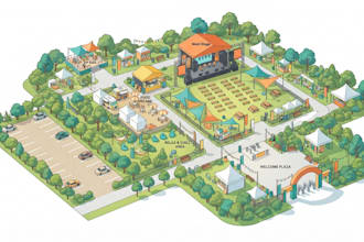 do rv park wayfinding  amd trail map
