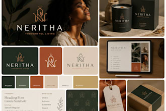 design editable canva brand kit social media kit, visual identity canva template