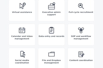 be your executive virtual assistant for admin support