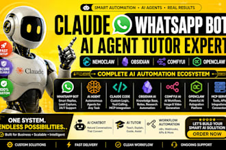 claude whatsapp bot nemoclaw obsidian comfyui openclaw ai agent tutor expert