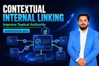 do contextual internal linking to improve topical authority