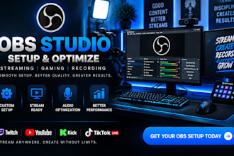 setup and optimize obs studio for streaming and recording