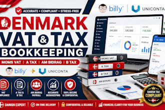 do denmark moms vat a tax am bidrag b tax bookkeeping using billy and uniconta