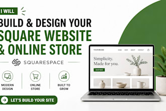 build and design your square website and square online store, squarespace