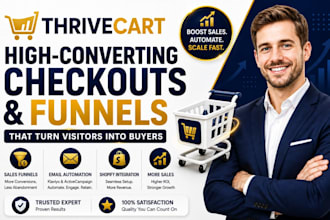 setup thrivecart, samcart, checkout issues shopify and klaviyo integration
