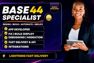 fix base44 app, base44 deployment, base44 integration, base44 API integration