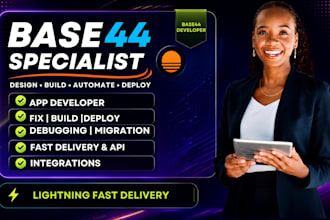 fix base44 app, base44 deployment, base44 integration, base44 API integration