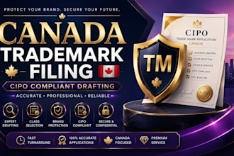 prepare and file your canada trademark with cipo application compliant drafting