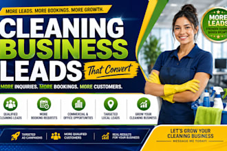 home cleaning leads commercial cleaning contracts janitorial lead facebook ads