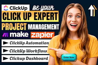 setup clickup task board automation clickup expert project management systems