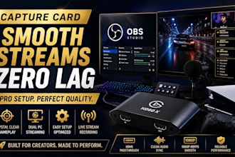 optimize capture card setup for ps5 xbox and dual PC streaming