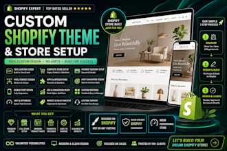 build a custom shopify store with custom theme and animations