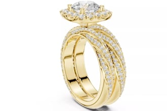 create custom 3d jewelry cad stl rendering and animation