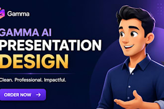 create a professional gamma ai presentation, investor pitch deck