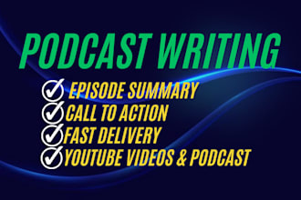 create powerful podcast scripts fast