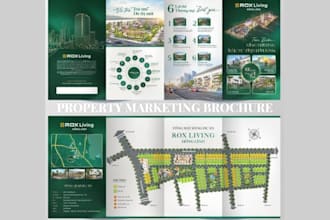 design commercial real estate offering memorandum om, land sales brochure PDF