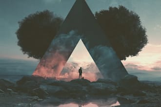 design album cover or music cover artwork