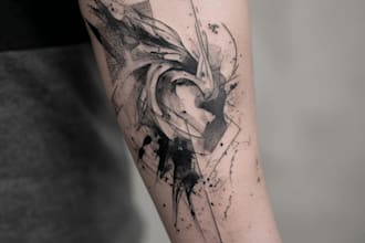 design professional creative tattoo design