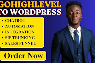 connect your wordpress website to gohighlevel crm, gohighlevel integration