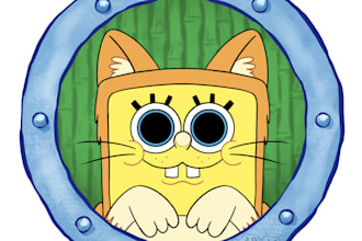 draw anything with spongebobs art style