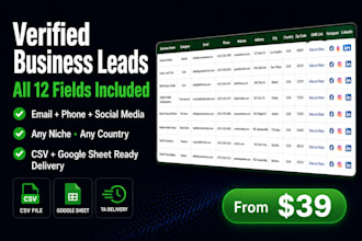 scrape verified local business leads with email and phone