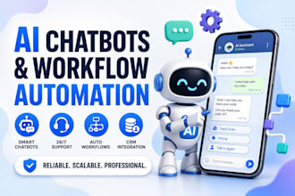 develop custom ai agent, chatbot and workflow automation