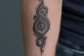 design a modern and minimalist tattoo design