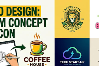 design unique and professional logo using advanced tools