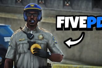 design fivepd lspdfr police mod, rp eup and plugins server for fivem server