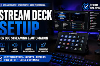 setup stream deck for obs streaming and automation