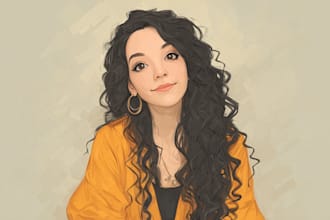 create a cute animated movie style portrait of your child or baby
